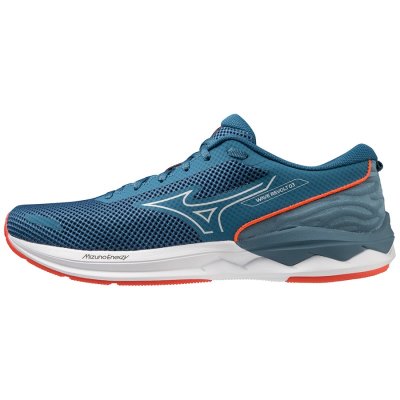 Zapatillas Para Correr Mizuno WAVE Revolt 3 Hombre Azules / Blancos / Coral - Chile M873QNYOEB